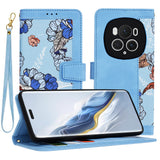 Husa pentru Honor Magic6 Pro, Techsuit FlipCraft, bleu