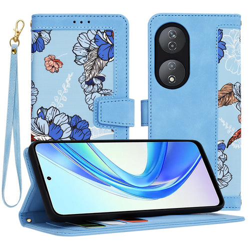 Husa pentru Honor X7b, Techsuit FlipCraft, bleu