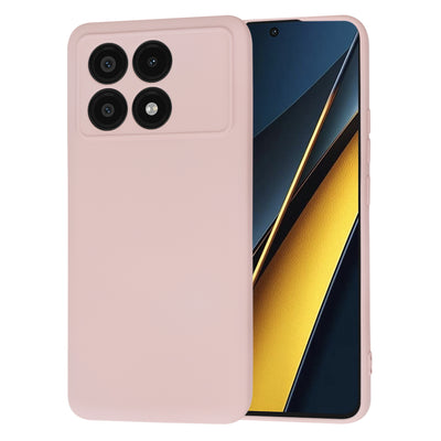 Husa pentru Xiaomi POCO X6 Pro, Techsuit SoftFlex, roz pudra