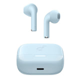 Casti wireless Anker SoundCore K20i (A3994G31), Bluetooth 5.3, Dual-Microfon, Anulare zgomot, IPX5, albastru