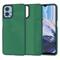 Husa pentru Motorola Moto E22, Techsuit HaloFrost Series, verde inchis