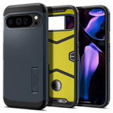 Husa pentru Google Pixel 9 Pro XL, Spigen Tough Armor (ACS07727), albastru