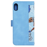 Husa pentru iPhone XS Max, Techsuit FlipCraft, bleu