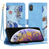 Husa pentru iPhone XS Max, Techsuit FlipCraft, bleu