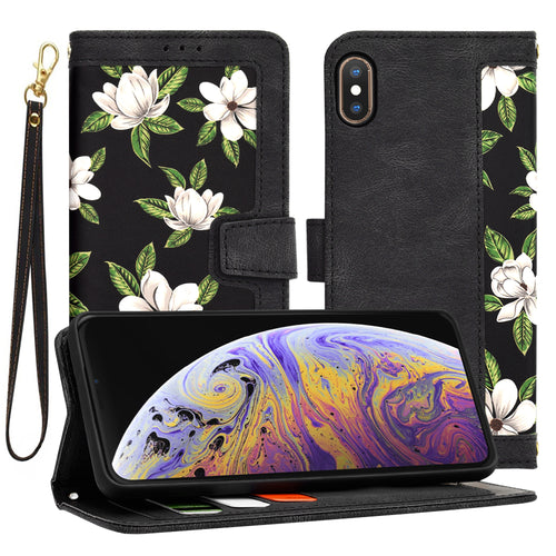 Husa pentru iPhone XS Max, Techsuit FlipCraft, negru