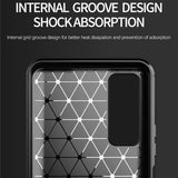 Husa pentru Huawei P Smart 2021, Techsuit Carbon Silicone, negru