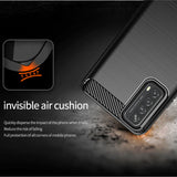 Husa pentru Huawei P Smart 2021, Techsuit Carbon Silicone, negru
