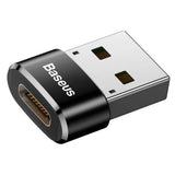 Adaptor Baseus OTG Adapter (Caaotg-01), Type-C to USB, Plug & Play, 3A, Negru