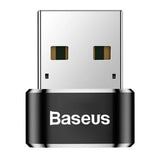 Adaptor Baseus OTG Adapter (Caaotg-01), Type-C to USB, Plug & Play, 3A, Negru