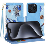 Husa pentru iPhone 15 Pro, Techsuit FlipCraft, bleu