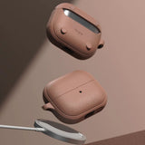 Husa pentru pentru Samsung Galaxy Buds 3 / 3 Pro / 3 FE, Non-Slip Texture, Ringke, bej