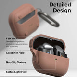 Husa pentru pentru Samsung Galaxy Buds 3 / 3 Pro / 3 FE, Non-Slip Texture, Ringke, bej