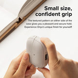 Husa pentru pentru Samsung Galaxy Buds 3 / 3 Pro / 3 FE, Non-Slip Texture, Carabiner, Ringke, gri