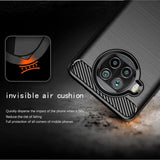 Husa pentru Xiaomi Mi 10T Lite 5G, Techsuit Carbon Silicone, negru