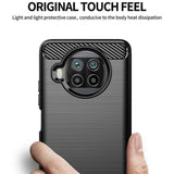 Husa pentru Xiaomi Mi 10T Lite 5G, Techsuit Carbon Silicone, negru