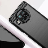Husa pentru Xiaomi Mi 10T Lite 5G, Techsuit Carbon Silicone, negru