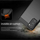 Husa pentru Samsung Galaxy S20 FE, Techsuit Carbon Silicone, negru
