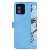 Husa pentru Motorola Moto G14, Techsuit FlipCraft, bleu