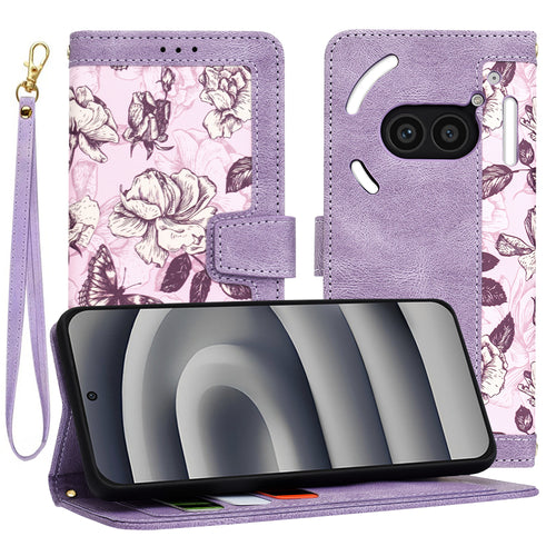 Husa pentru Nothing Phone (2a), Techsuit FlipCraft, mov