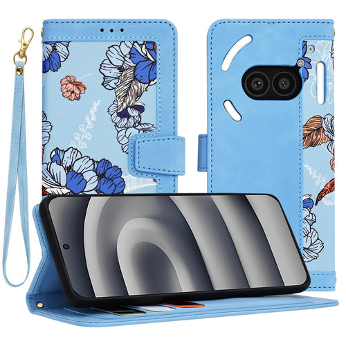 Husa pentru Nothing Phone (2a), Techsuit FlipCraft, bleu
