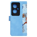 Husa pentru OPPO Reno11 F, Techsuit FlipCraft, bleu
