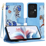 Husa pentru OPPO Reno11 F, Techsuit FlipCraft, bleu