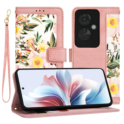 Husa pentru OPPO Reno11 F, Techsuit FlipCraft, roz