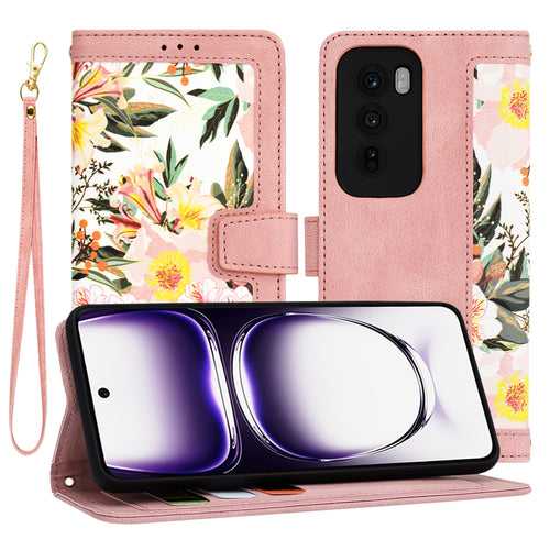Husa pentru OPPO Reno12, Techsuit FlipCraft, roz