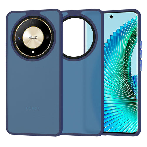 Husa pentru Honor Magic6 Lite, Techsuit HaloFrost Series, bleumarin