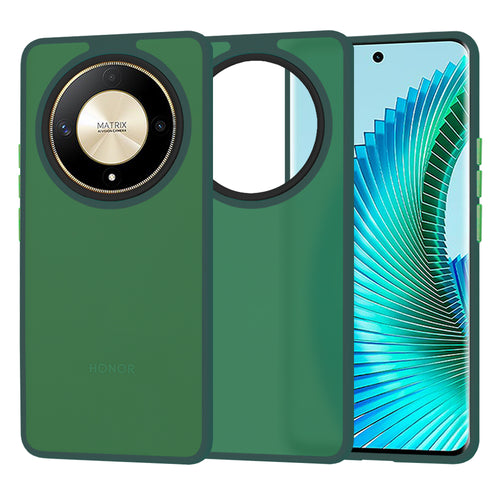 Husa pentru Honor Magic6 Lite, Techsuit HaloFrost Series, verde inchis