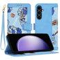 Husa pentru Samsung Galaxy S23 FE, Techsuit FlipCraft, bleu