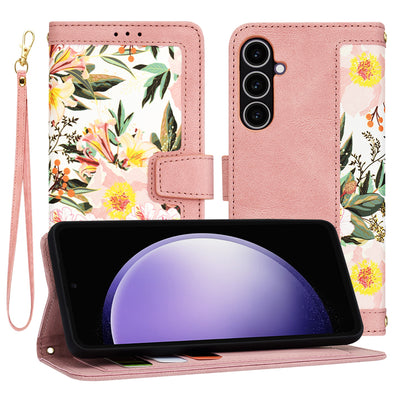 Husa pentru Samsung Galaxy S23 FE, Techsuit FlipCraft, roz