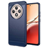 Husa pentru OPPO Reno12 F 5G, Techsuit Carbon Silicone, albastru