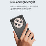 Husa pentru OPPO Reno12 F 5G, Techsuit Carbon Silicone, albastru