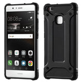 Husa pentru Huawei P9 Lite/ G9 Lite, Techsuit Hybrid Armor, negru