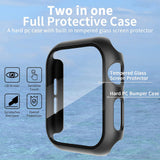 Folie Sticla Apple, Techsuit Defense360 Pro Watch 4 5 6 Se 44mm Koff F9c820, negru