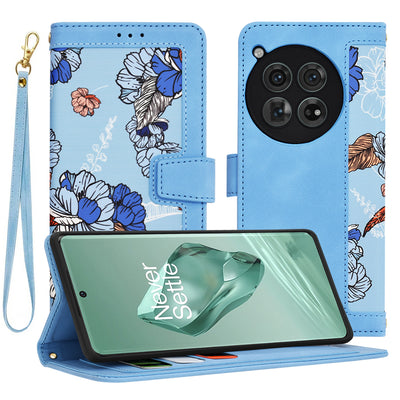 Husa pentru OnePlus 12, Techsuit FlipCraft, bleu