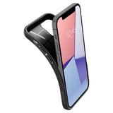 Husa pentru iPhone 12, Spigen Liquid Air (ACS01701), negru