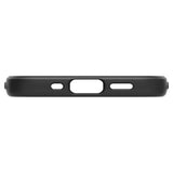 Husa pentru iPhone 12, Spigen Liquid Air (ACS01701), negru