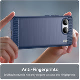 Husa pentru OnePlus Nord 4, Techsuit Carbon Silicone, albastru