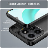 Husa pentru Honor X6b, Techsuit Carbon Silicone, albastru