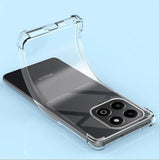Husa pentru Honor X6b, Techsuit Shockproof Clear Silicone, transparenta