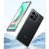Husa pentru Honor X6b, Techsuit Shockproof Clear Silicone, transparenta