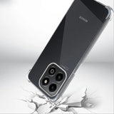 Husa pentru Honor X6b, Techsuit Shockproof Clear Silicone, transparenta
