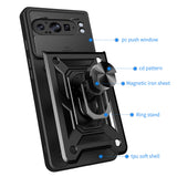 Husa pentru Google Pixel 9 Pro XL, Techsuit CamShield Series, albastru