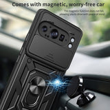 Husa pentru Google Pixel 9 Pro XL, Techsuit CamShield Series, albastru