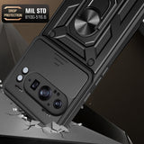 Husa pentru Google Pixel 9 Pro XL, Techsuit CamShield Series, albastru