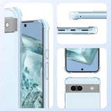 Husa pentru Google Pixel 9, Techsuit Shockproof Clear Silicone, transparenta