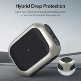 Husa casti pentru AirPods 4, ESR, Orbit Hybrid Halolock, alb