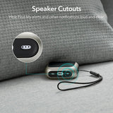 Husa casti pentru AirPods 4, ESR, Orbit Hybrid Halolock, alb